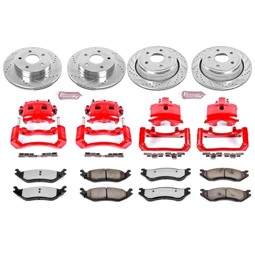 [PWR-KC2168-36] Power Stop KC2168-36: Z36 Extreme Performance Truck And Tow 1-Click Brake Kit w/Calipers