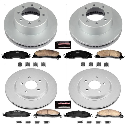 [PWR-CRK5458] Power Stop CRK5458: Z17 COATED BRAKE KIT