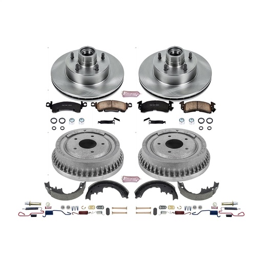 [PWR-KOE15019DK] Power Stop KOE15019DK: Autospecialty OE Stock Replacement 1-Click Daily Driver Brake Kit