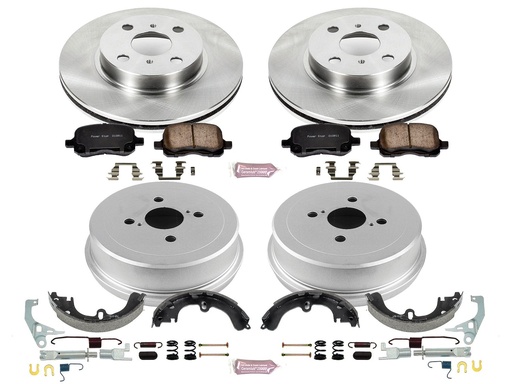 [PWR-KOE15197DK] Power Stop KOE15197DK: Autospecialty OE Stock Replacement 1-Click Daily Driver Brake Kit