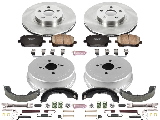 [PWR-KOE15220DK] Power Stop KOE15220DK: Autospecialty OE Stock Replacement 1-Click Daily Driver Brake Kit