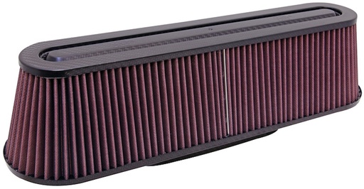 [KNN-RP-5161] K&N RP-5161: RP-5161 Universal Air Filter - Carbon Fiber Top and Base Fits Select Chevy Corvette