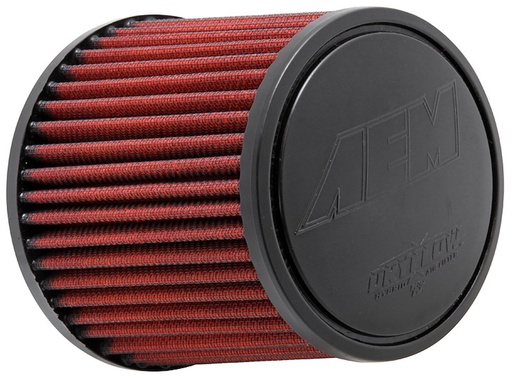 [AIS-21-2011DK] AEM Induction 21-2011DK: Dryflow Air Filter Replacement Conical Base OD-5.5 in./Top OD-4.75 in. Flange L-1 1/8 in. Flange ID-2.5 in. H-5 in. Centered