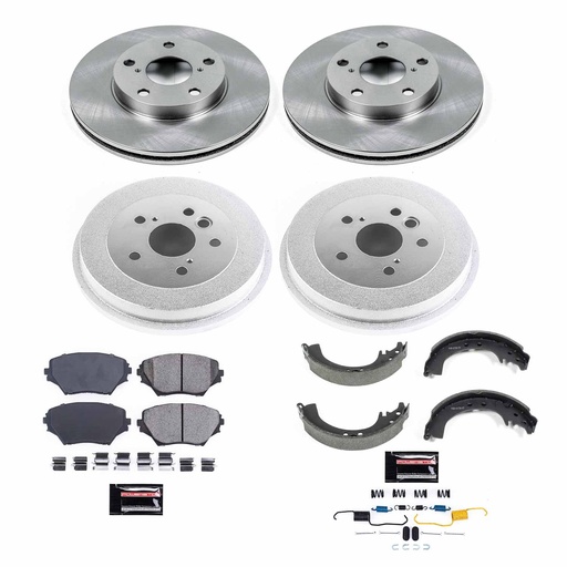 [PWR-KOE15063DK] Power Stop KOE15063DK: Autospecialty OE Stock Replacement 1-Click Daily Driver Brake Kit