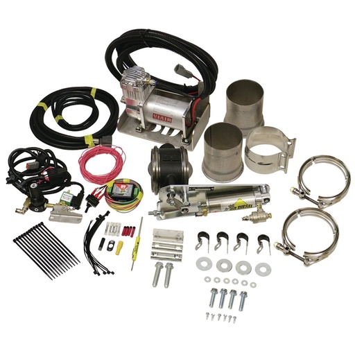 [BDD-1028140] BD Diesel 1028140: 1028140 Exhaust Brake - Universal 4.0-Inch c/w Air Compressor