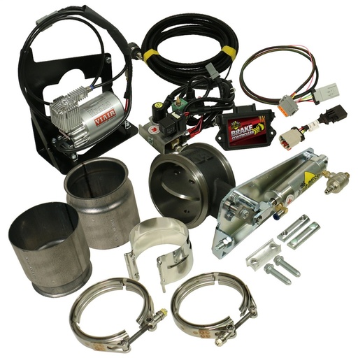 [BDD-1027344] BD Diesel 1027344: 1027344 Cummins 6.7L Exhaust Brake Remote Air 4.0in Dodge 2007.5-2017 w/Non-VGT Turbo