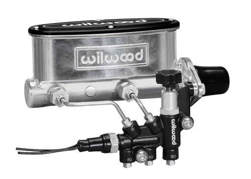 [WIL-261-13270-P] Wilwood 261-13270-P: Aluminum Tandem Master Cylinder Kit [Ball Burnished (Polished) Finish]