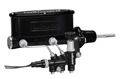 [WIL-261-13271-BK] Wilwood 261-13271-BK: Aluminum Tandem Master Cylinder Kit Black E-Coat Finish