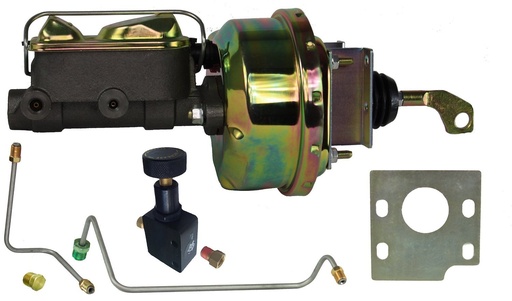 [LEB-FC0042HK] Leed Brakes FC0042HK: FC0042HK Power Hydraulic Kit, 1964-1966 Ford Mustang w/Manual Trans, w/Pre-Bent Lines, Adjustable Valve