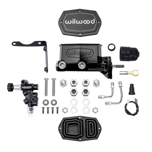 [WIL-261-17319-BK] Wilwood 261-17319-BK: 261-17319-BK Aluminum Tandem Compact Master Cylinder Kits