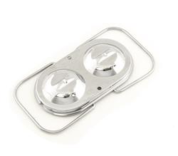 [MRG-5273] Mr Gasket 5273: Master Cylinder Cover Corvette, 3" x 5-3/4" Steel