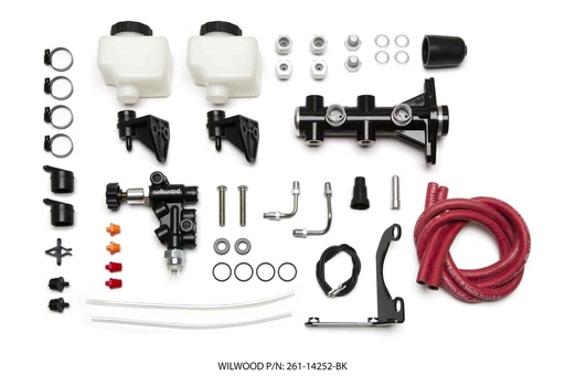[WIL-261-14252-BK] Wilwood 261-14252-BK: Remote Tandem Master Cylinder Kit