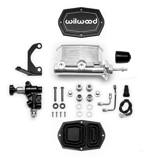 [WIL-261-15662-P] Wilwood 261-15662-P: 261-15662-P Aluminum Tandem Compact Master Cylinder Kit