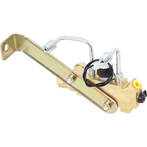[OER-PV29200] OER PV29200: PV29200 GM Proportioning Valve & Bracket Kit, Disc/Drum, Left Side Mount, Fits 1/2" & 9/16" Master Cyl Ports, Brass
