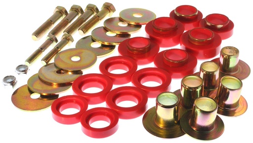 [ENS-3-4142R] Energy Suspension 3-4142R: Body Mount Bushing Set 1967-1981 Chevy Camaro