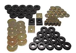 [ENS-3-4106G] Energy Suspension 3-4106G: Body Mount Bushing Set 1955-1957 Chevy Bel Air