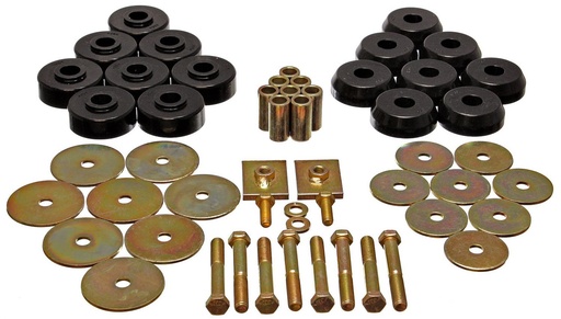 [ENS-3-4166G] Energy Suspension 3-4166G: Body Mount Bushing Set 1959-1964 Chevy Impala