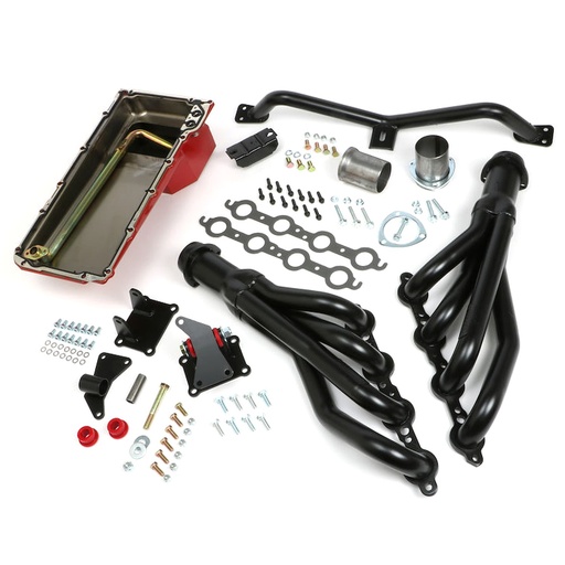 [TRD-42051] Trans Dapt 42051: 42051 Engine Swap-In-A-Box Kit for GM LS Engine and Automatic Transmission, 1973-1987 GMC 2WD 1/2-3/4 Ton Trucks, Suburbans (Non