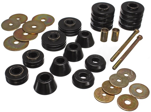 [ENS-3-4107G] Energy Suspension 3-4107G: Body Cab Mount Bushing Set 1967-1972 GM C/K Series 25 & 2500 Pickup