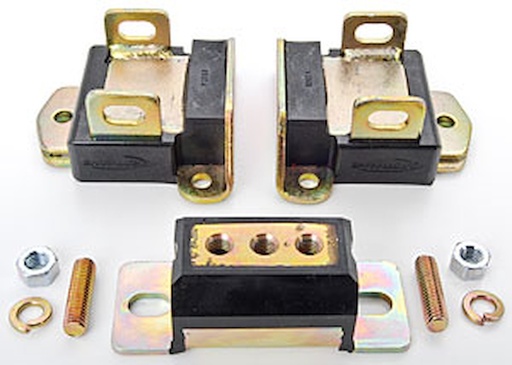 [PTP-7-1901-BL] Prothane 7-1901-BL: GM Car and Truck Motor & Transmission Mount Kit Black