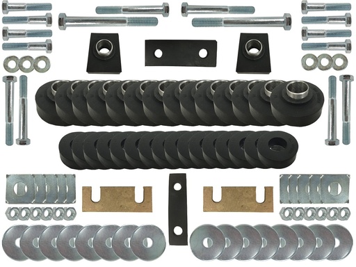 [AUP-BM1025KIT] Autopro USA BM1025KIT: BM1025KIT Body Mount Bushing and Hardware Kit for 1955-1957 Chevy Bel Air, 210 Hardtop