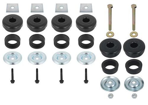 [OER-T71204] OER T71204: T71204 Body Mounting Set 1984-87 Chevrolet, GMC Pickup; Standard Cab; Fleetside; 32-Piece Set