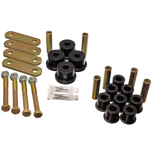 [ENS-4-2135G] Energy Suspension 4-2135G: Heavy Duty Shackle Set 1964-73 Ford Mustang