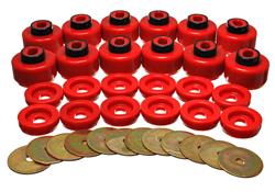 [ENS-3-4156R] Energy Suspension 3-4156R: Body Mount Bushing Set 2000-2006 Chevy Tahoe & GMC Yukon