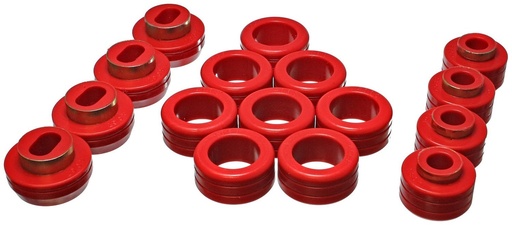 [ENS-3-4131R] Energy Suspension 3-4131R: Body Mount Bushing Set 1982-2003 Chevy S10, GMC S15 & Sonoma