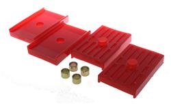 [ENS-3-6112R] Energy Suspension 3-6112R: Leaf Spring Pad Set 1968-69 Chevy Camaro, Pontiac Firebird & 1969-79 Nova