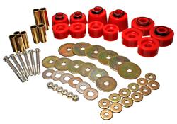 [ENS-4-4117R] Energy Suspension 4-4117R: Body Mount Bushing Set 1998-2011 Ford Ranger
