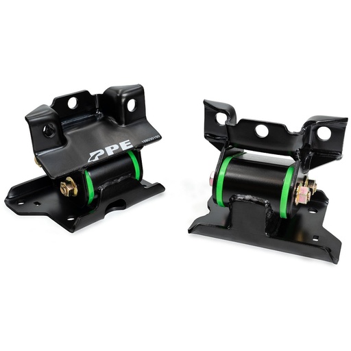 [PPE-168030150] PPE Power 168030150: 168030150 Engine Mount Kit with High-Performance Silicone Bushings - 01-10 GM 6.6L Duramax - 50 Hardness