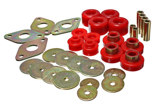 [ENS-8-4109R] Energy Suspension 8-4109R: Body Mount Bushing Set 2005-2013 Toyota Tacoma