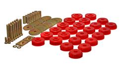 [ENS-3-4167R] Energy Suspension 3-4167R: Body Mount Bushing Set 1959-1964 Chevy Impala