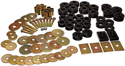 [ENS-3-4155G] Energy Suspension 3-4155G: Body Mount Bushing Set 1964-1967 Buick Skylark