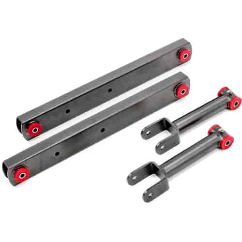 [BMR-RSK012H] BMR Suspension RSK012H: Rear Control Arm Kit 1968-1972 GM A-Body [Black Hammertone Finish]
