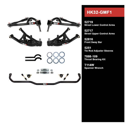 [QA1-HK32-GMF1] HK32-GMF1 LEVEL 2 FULL VEHICLE HANDLING KIT, 67-69 GM F-BODY, W/O SHOCKS QA1
