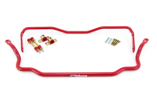 [UPI-403534-R] UMI Performance 403534-R: Solid Front & Rear Sway Bar Kit 1964-1972 GM A-Body Includes: