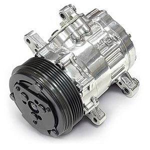 [MCH-P412] March Performance P412: Chrome A/C Compressor Sanden 7176