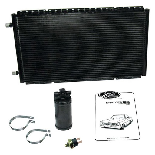 [VTA-022665] Vintage Air 022665: Horizontal Condenser with Drier, 1962-67 Chevy II