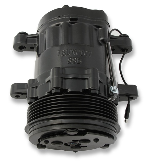 [HLY-199-104] Holley 199-104: 199-104 SD7 A/C Compressor, Black