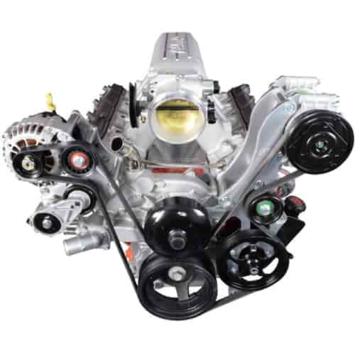 [ICB-551779-3] ICT Billet 551779-3: LS A/C Compressor & Power Steering Bracket Kt for 1996-2004 Chevy S10 Swap