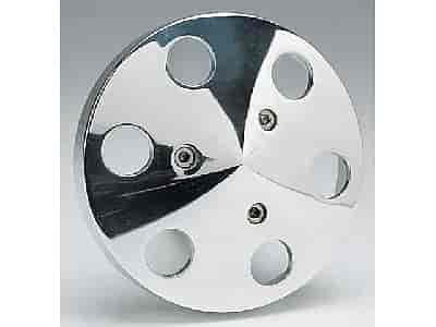 [BSP-87120] Billet Specialties 87120: 6-Hole AC Pulley Cover Sanden 508 compressors