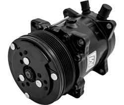 [MCH-P2413-08] March Performance P2413-08: P2413-08 Ultra Series Sanden 508 Air Conditioning Compressor, Black Finish, Aluminum, 6-Groove Serpentine Clutch, R-134a