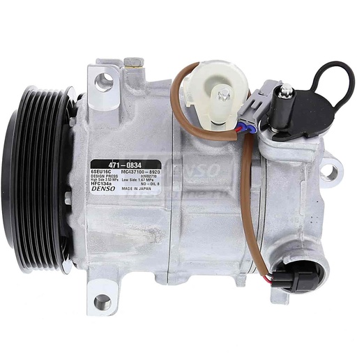 [DNP-471-0834] Denso 471-0834: COMPRESSOR W/CLUTCH