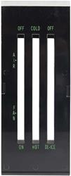 [OER-3946918] OER 3946918: 3946918 1969 Camaro, 1969-70 Nova, Heater Control Lens, w/o AC, DE-ICE, Green Font