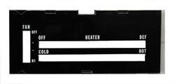 [AMD-R-416] Auto Metal Direct R-416: R-416 Heater Control Lens without A/C 73-79 Camaro