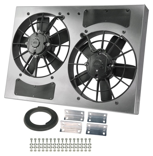 [DER-16833] Derale 16833: High-Output Dual Fan Assembly CFM: 3750