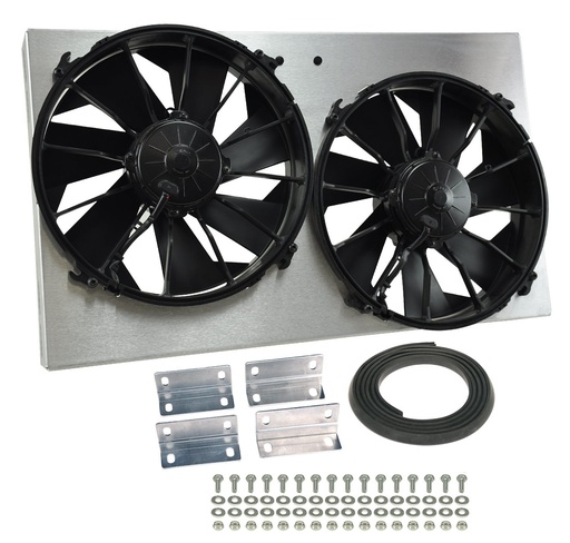 [DER-16825] Derale 16825: High-Output Dual Fan Assembly CFM: 4000