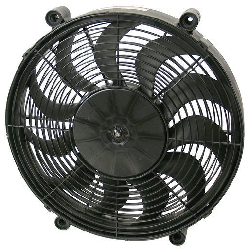 [DER-16217] Derale 16217: 17" High Output Single RAD Electric Fan - Premium Mounting Kit 2400/1800 cfm